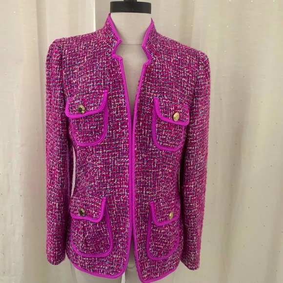 J Crew NWT Autumn Tweed Fitted Jacket/Blazer size 8 - Picture 6 of 17